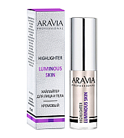 Aravia Professional Luminous Skin Highlighter 03 - Хайлайтер жидкий для лица и тела, бронзовый 5 мл